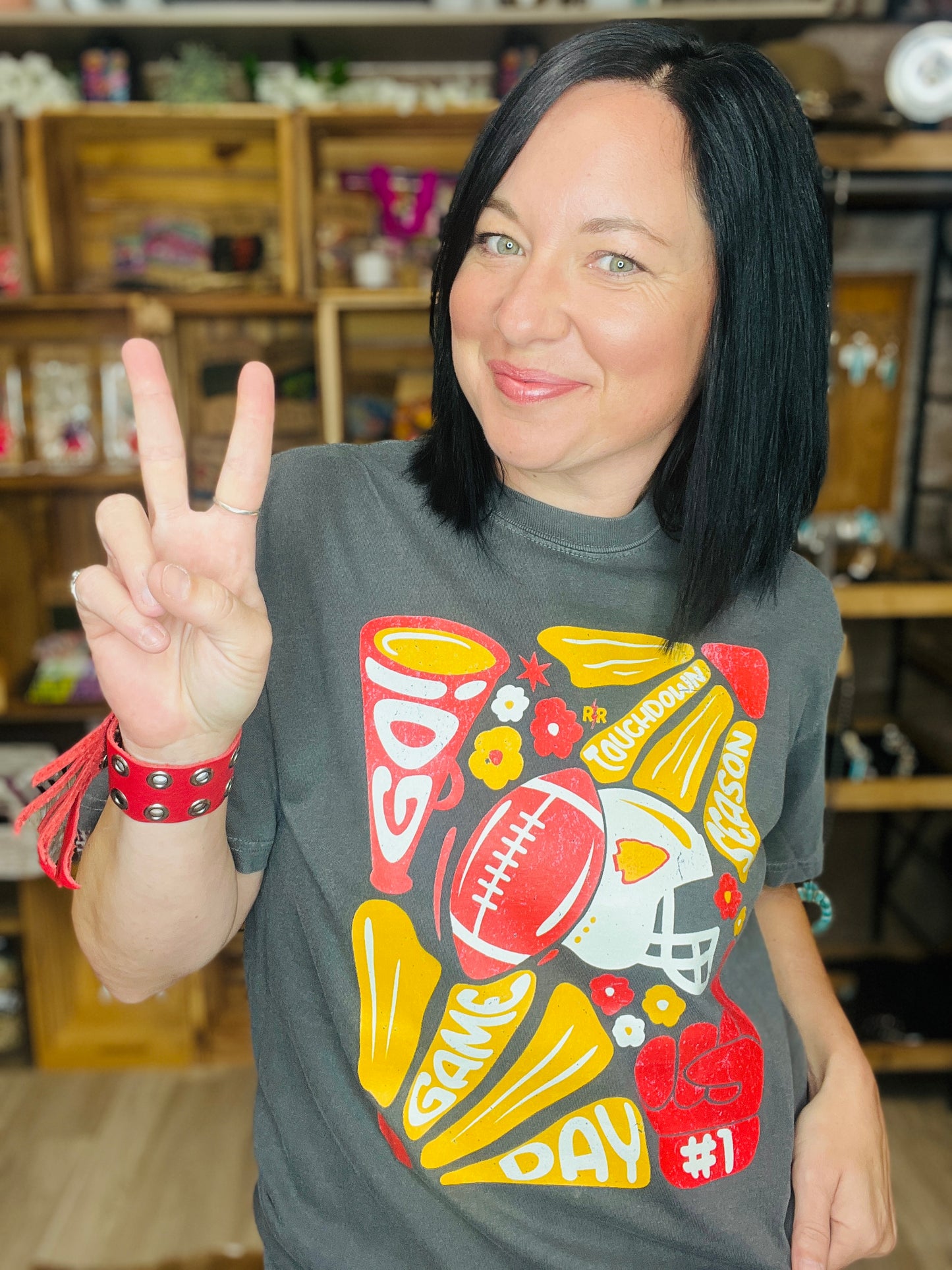 Boho KC Abstract Tee