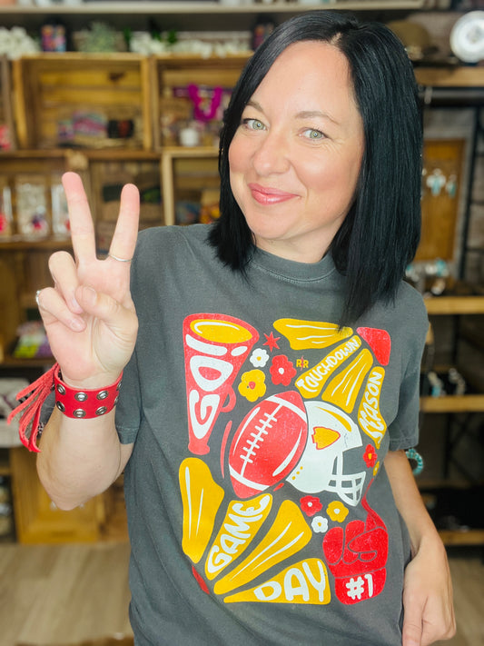 Boho KC Abstract Tee