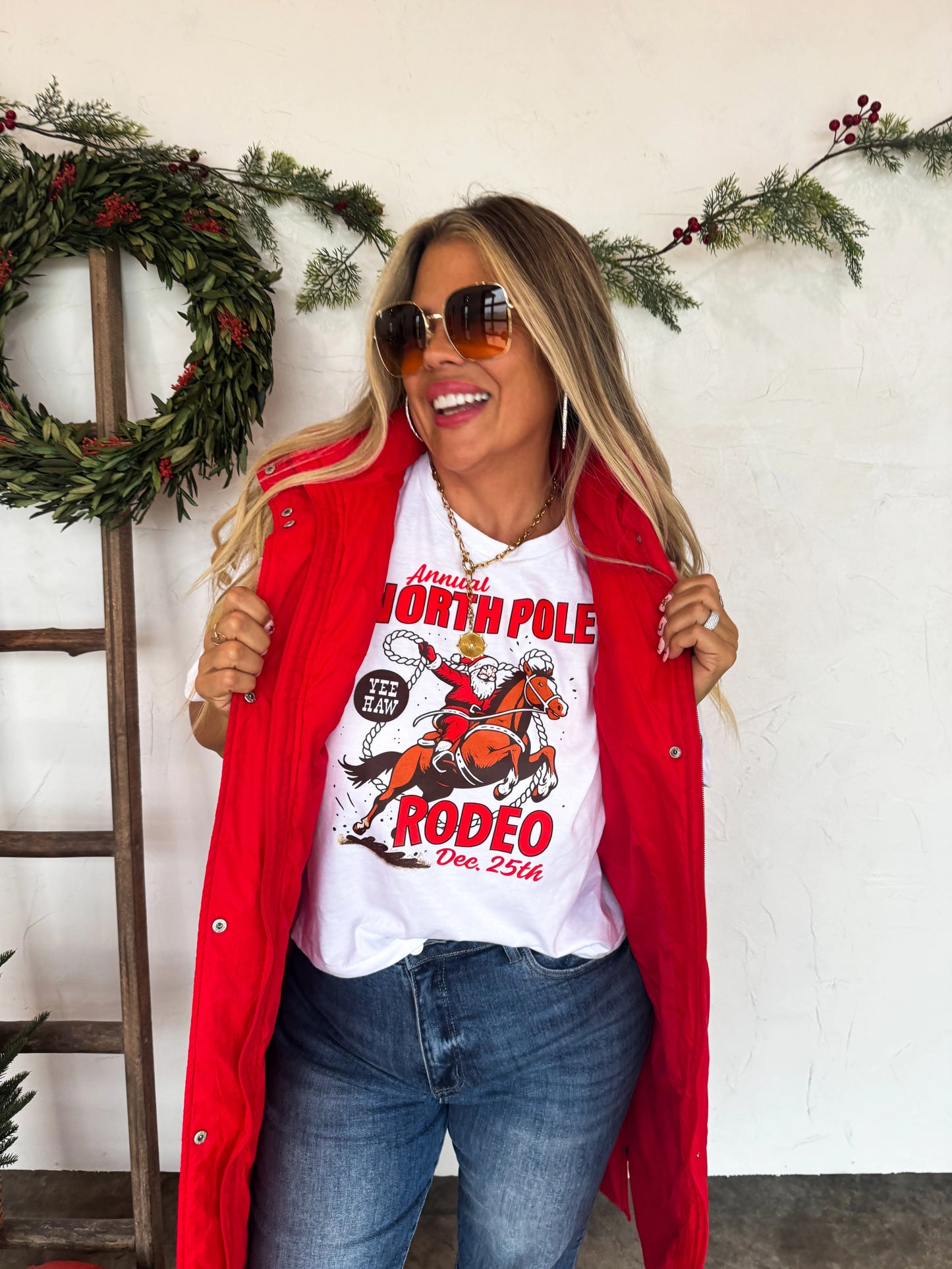 North Pole Rodeo Tee