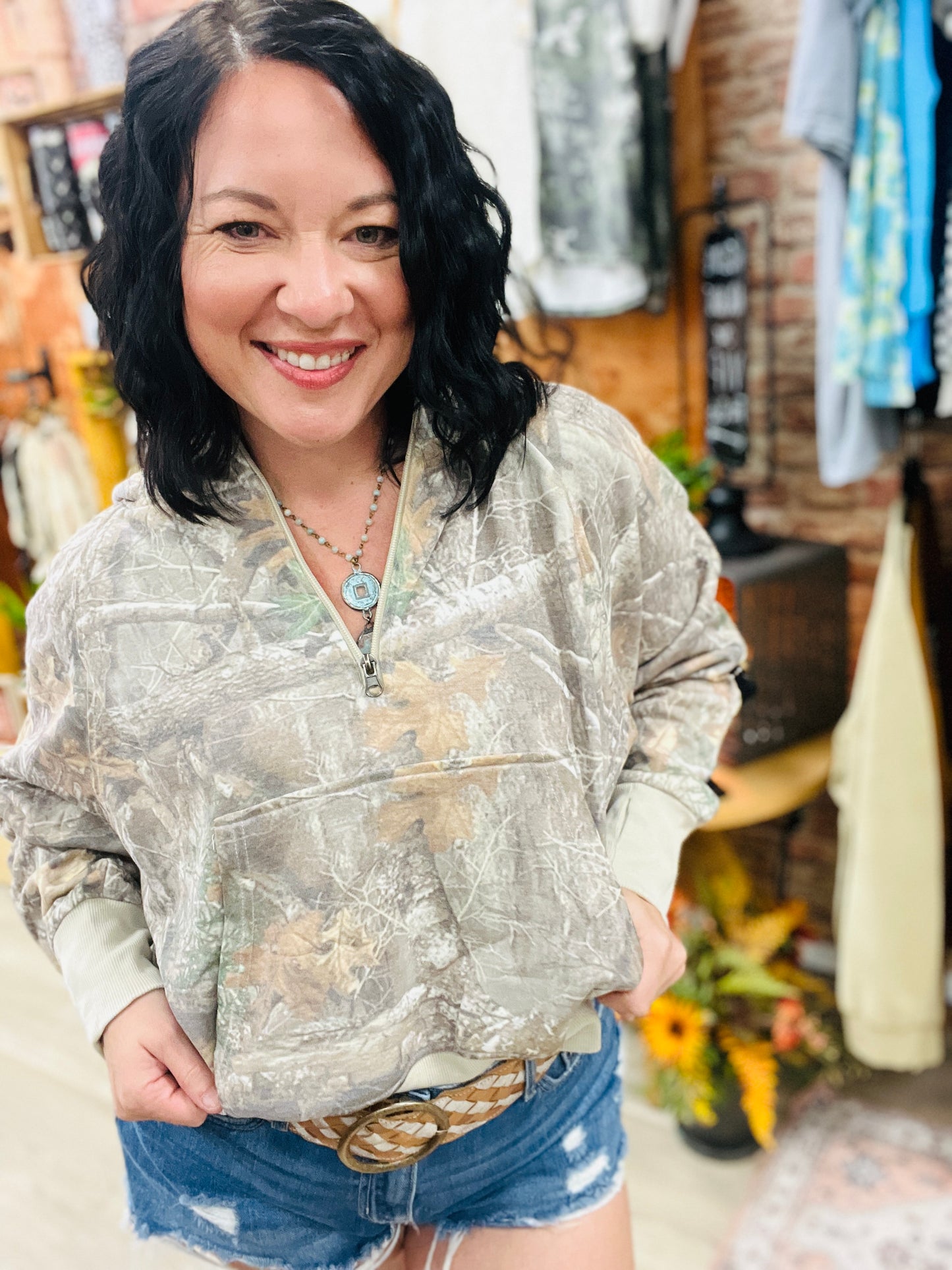 Camo Easy Does It Pullover