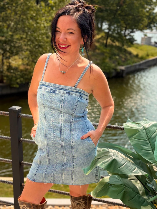 Rockin Jezebel Denim Dress