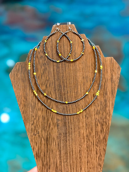 Holy Palomino Variscite Necklaces & Earring Sets