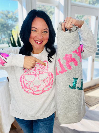 Y'all Pink Party Sweatshirt