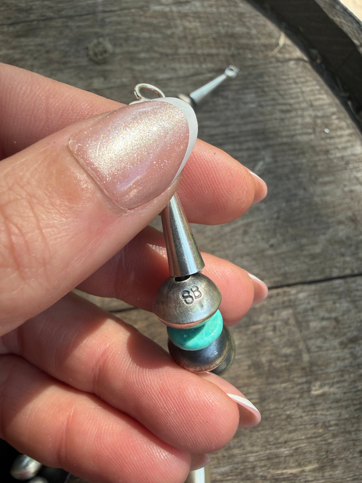 34" Sophia Becenti Navajo Pearl Set