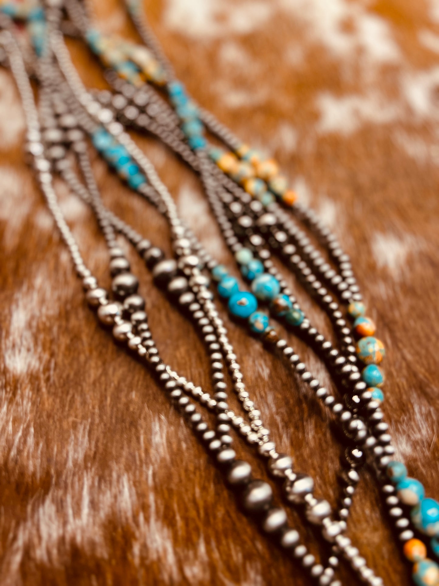 Western Pearl Tassel Necklaces