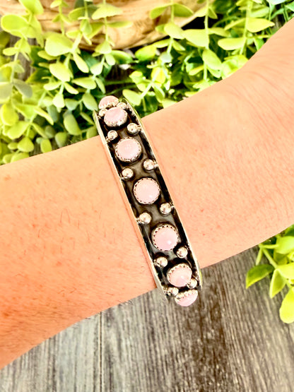 Reed Charley ~ Pink Conch Cuff Bracelet