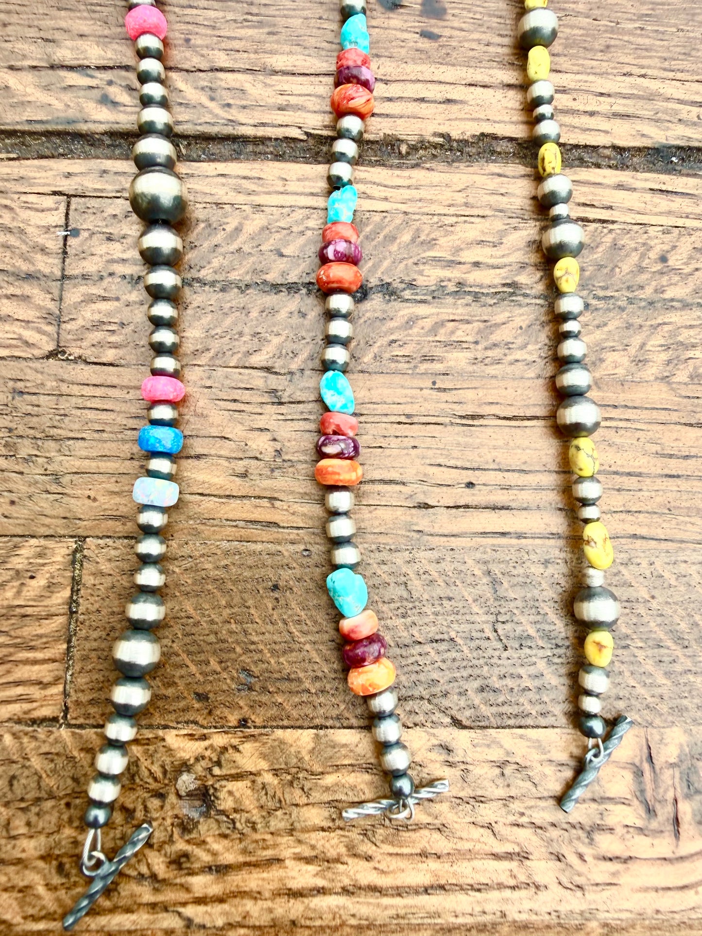 Desert Pearl Toggle Bracelets | Native Strung