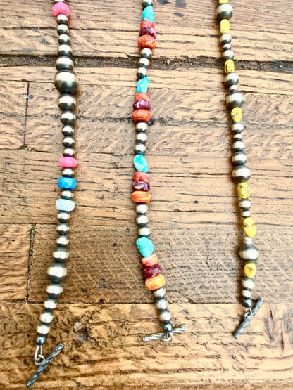 Desert Pearl Toggle Bracelets | Native Strung