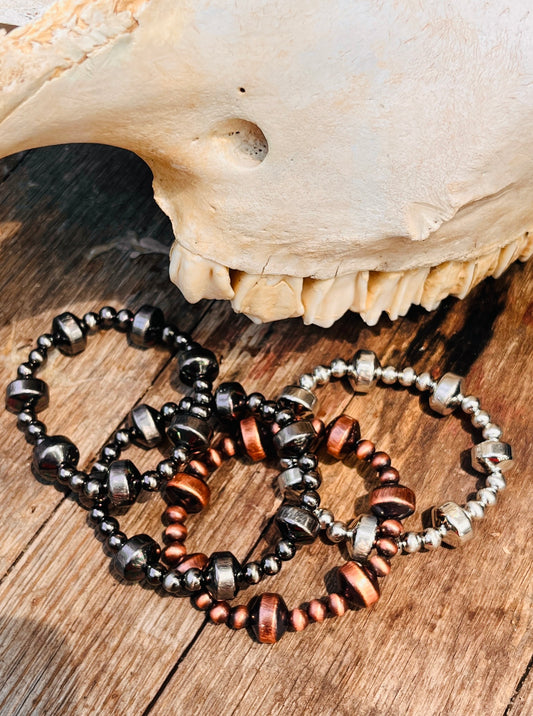 Mega Rondelle Stretch Bracelet