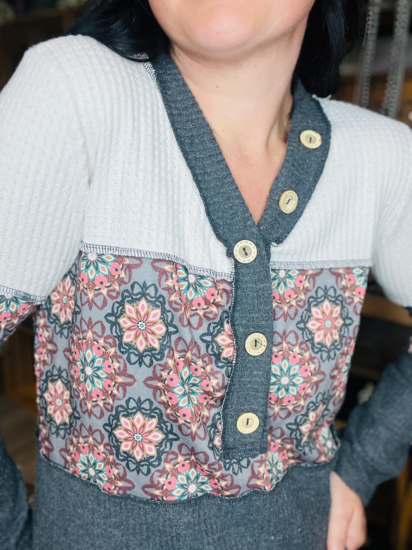 Floral Lover Waffle Top