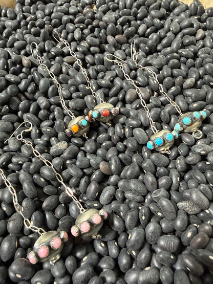 Monica Smith  4" Blossom Earrings