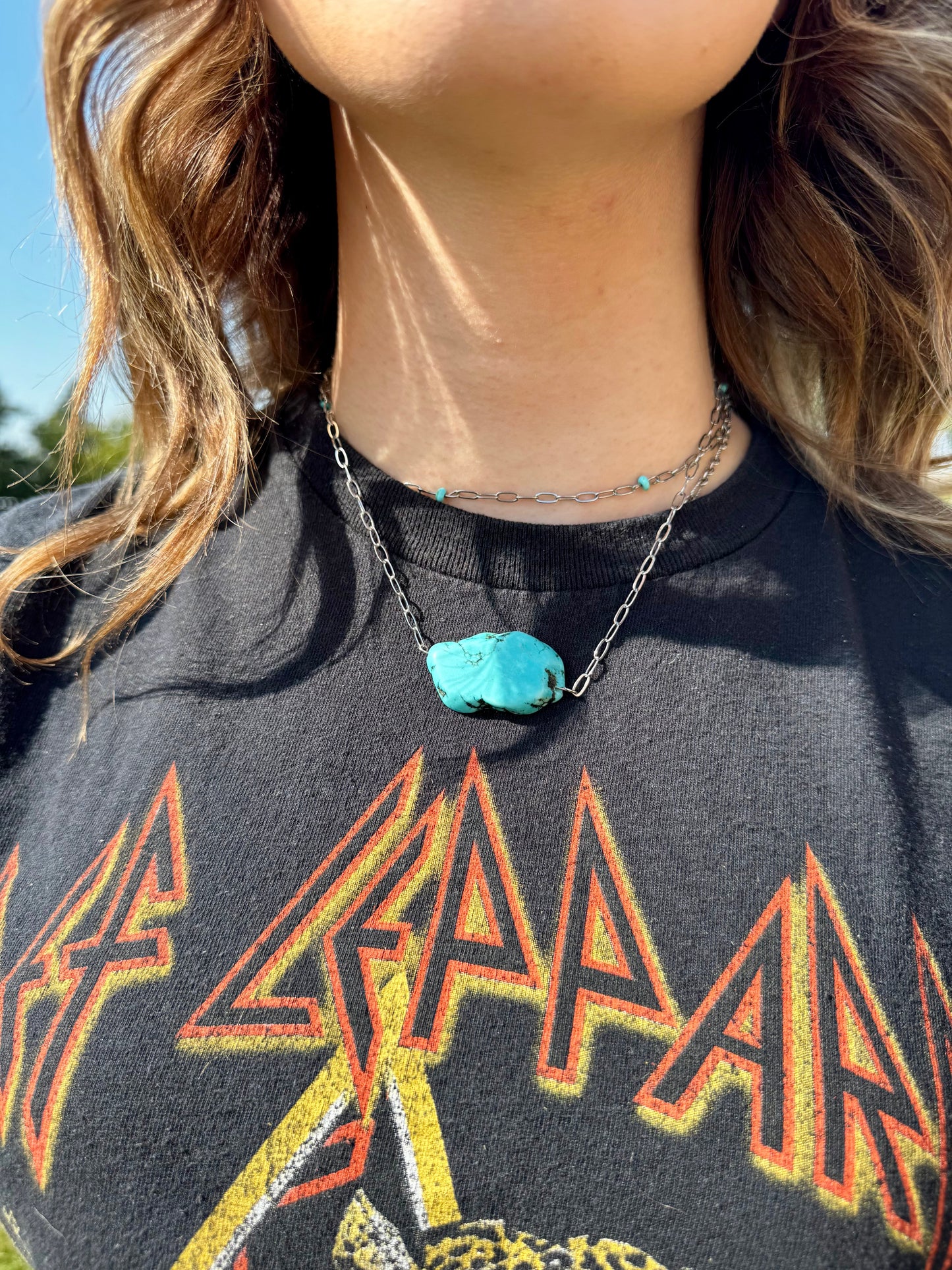 Magnesite Slab Necklace