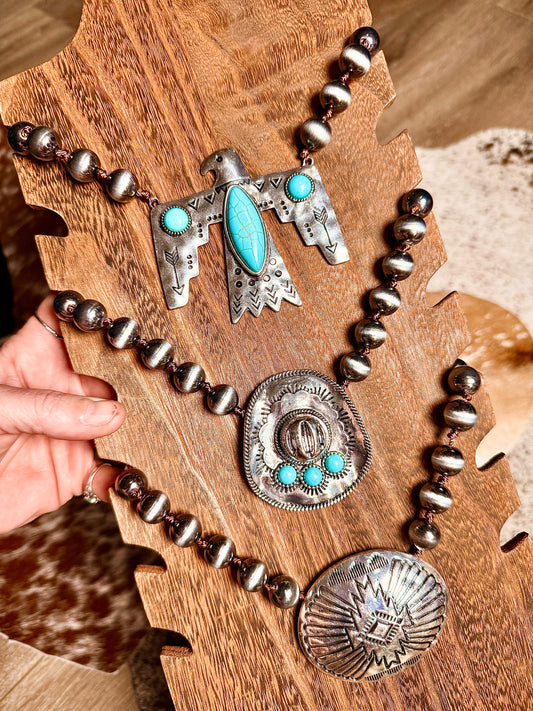 Western Pearl Rope Necklace Collection