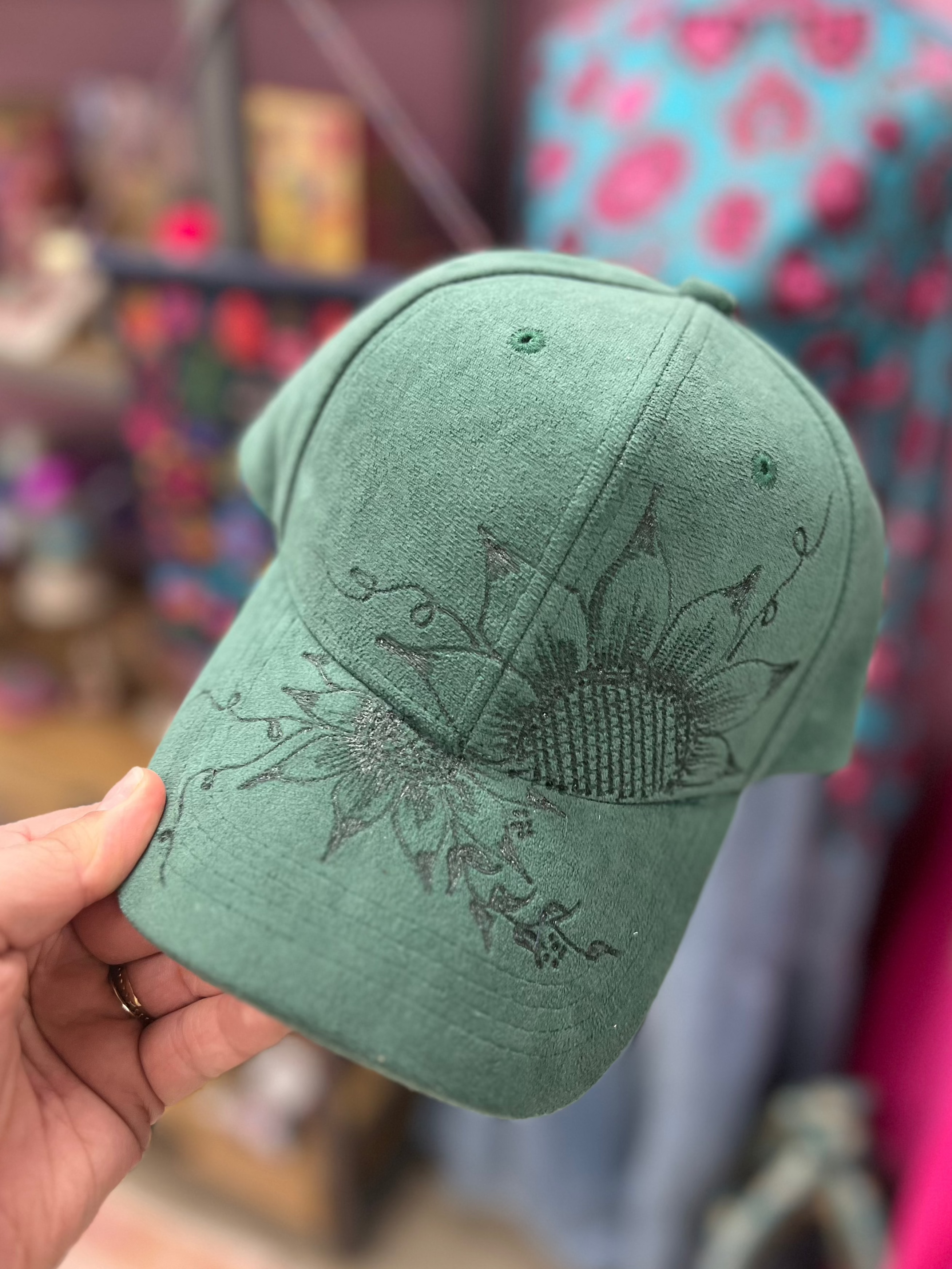 Custom Burnt Ball Cap