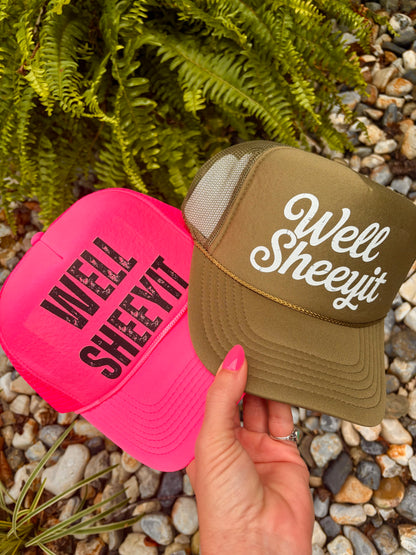 Well Sheeyit Trucker Hats