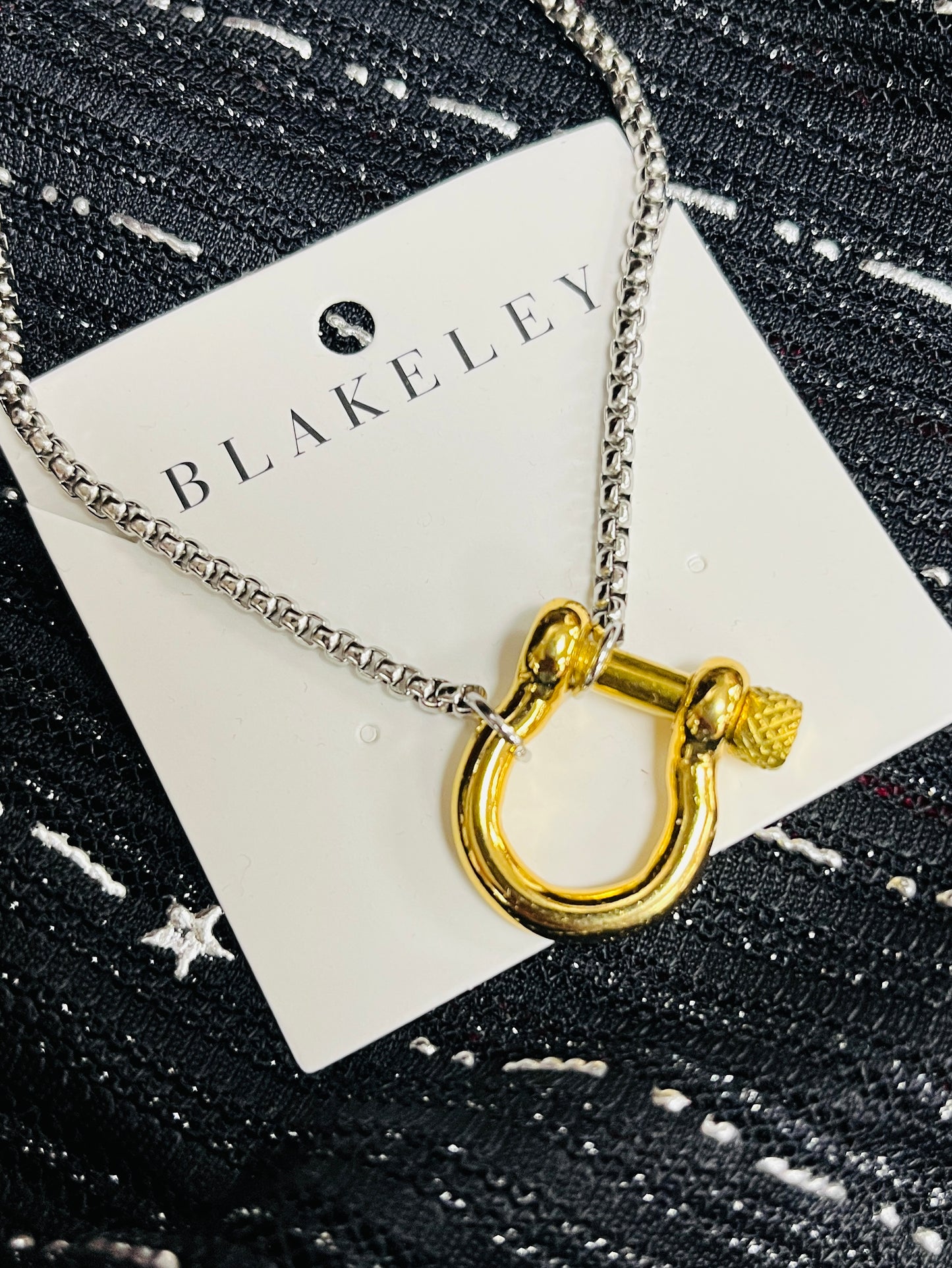 Horseshoe Charm Necklace