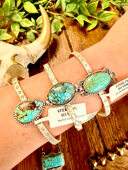 Water Web ~ Kingman Cuff Bracelets