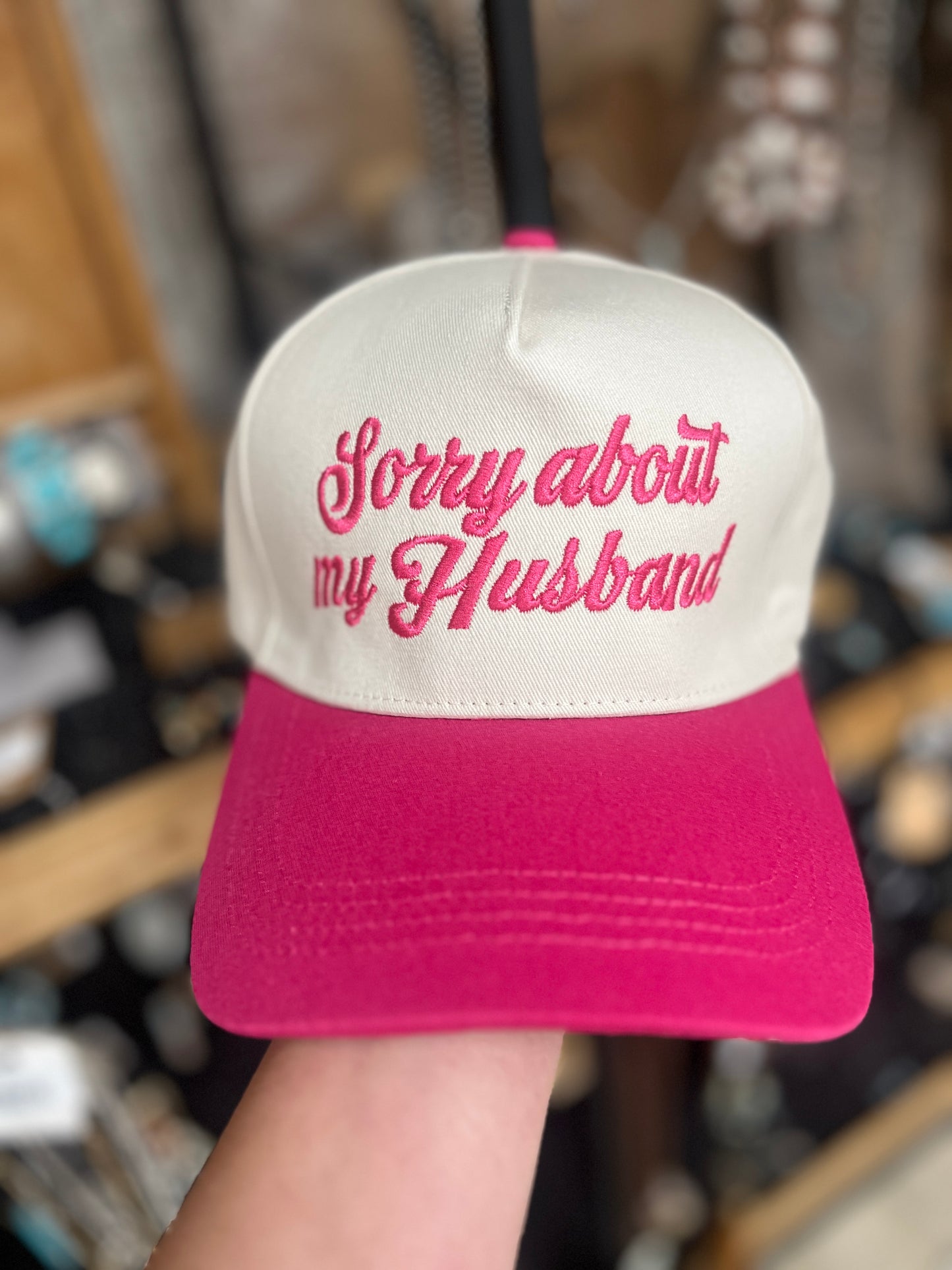 Sorry about my Husband Trucker Hats