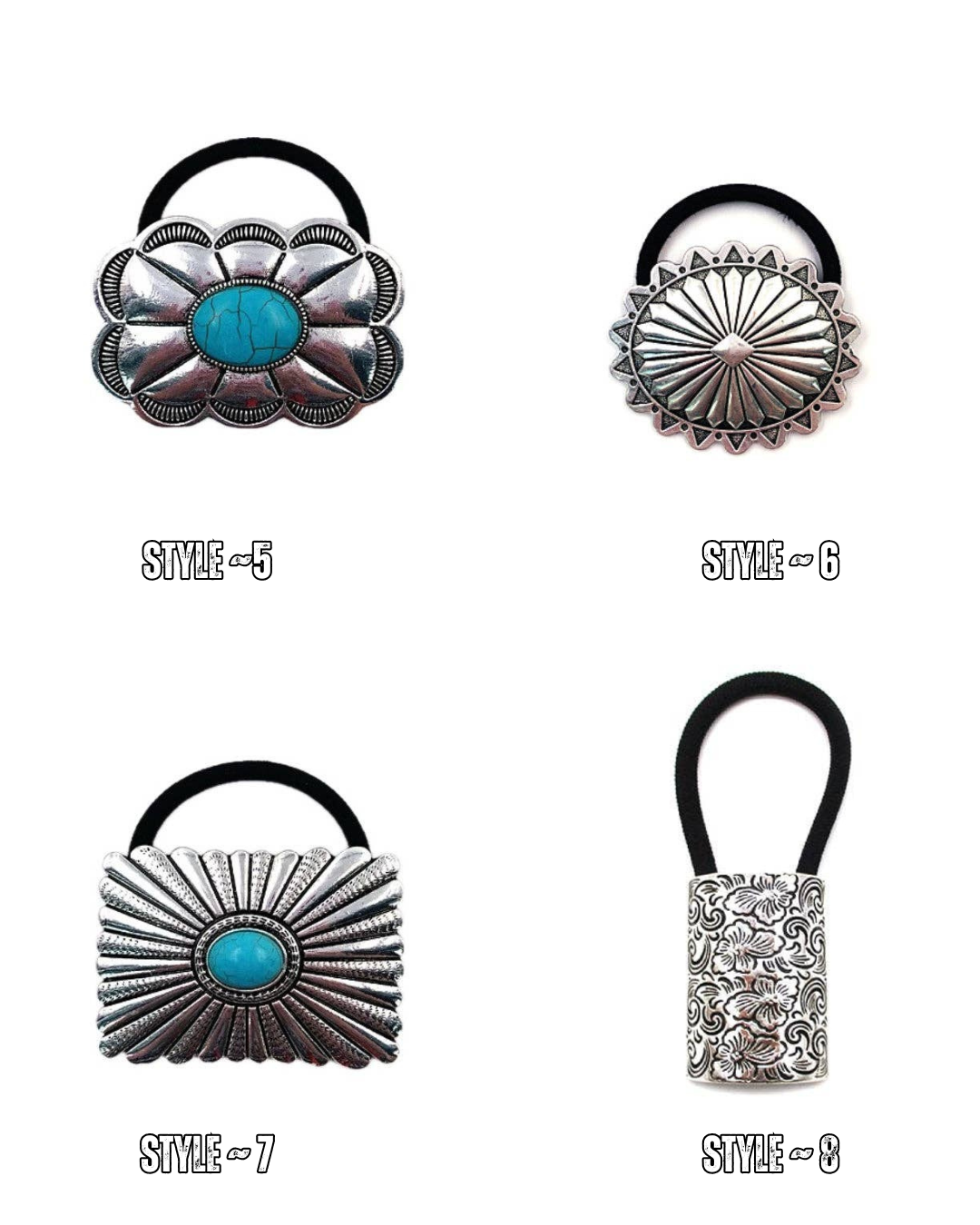 Western Hair Tie Collection