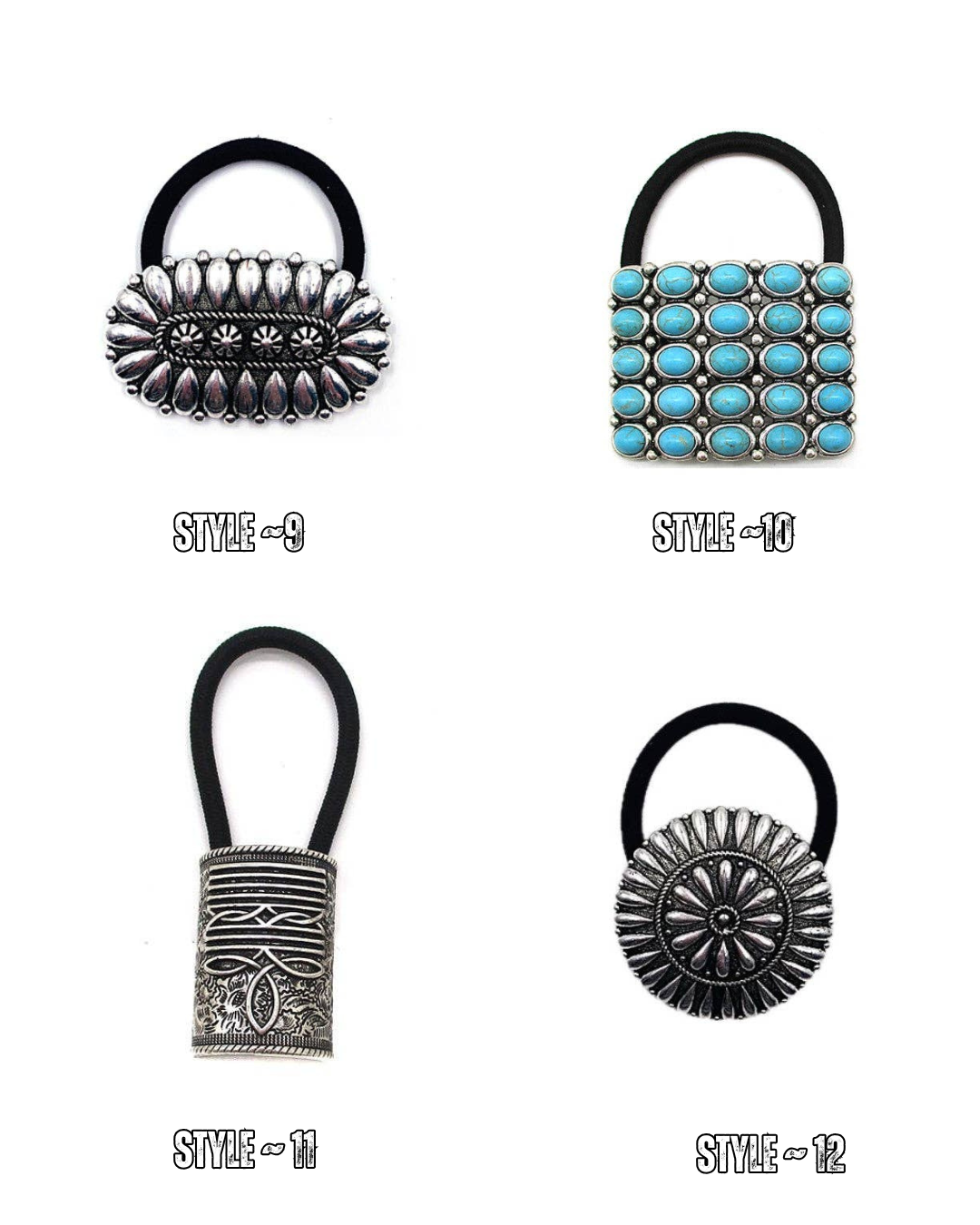 Western Hair Tie Collection