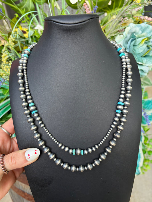 22" Desert Pearl Stacker Necklace Collection