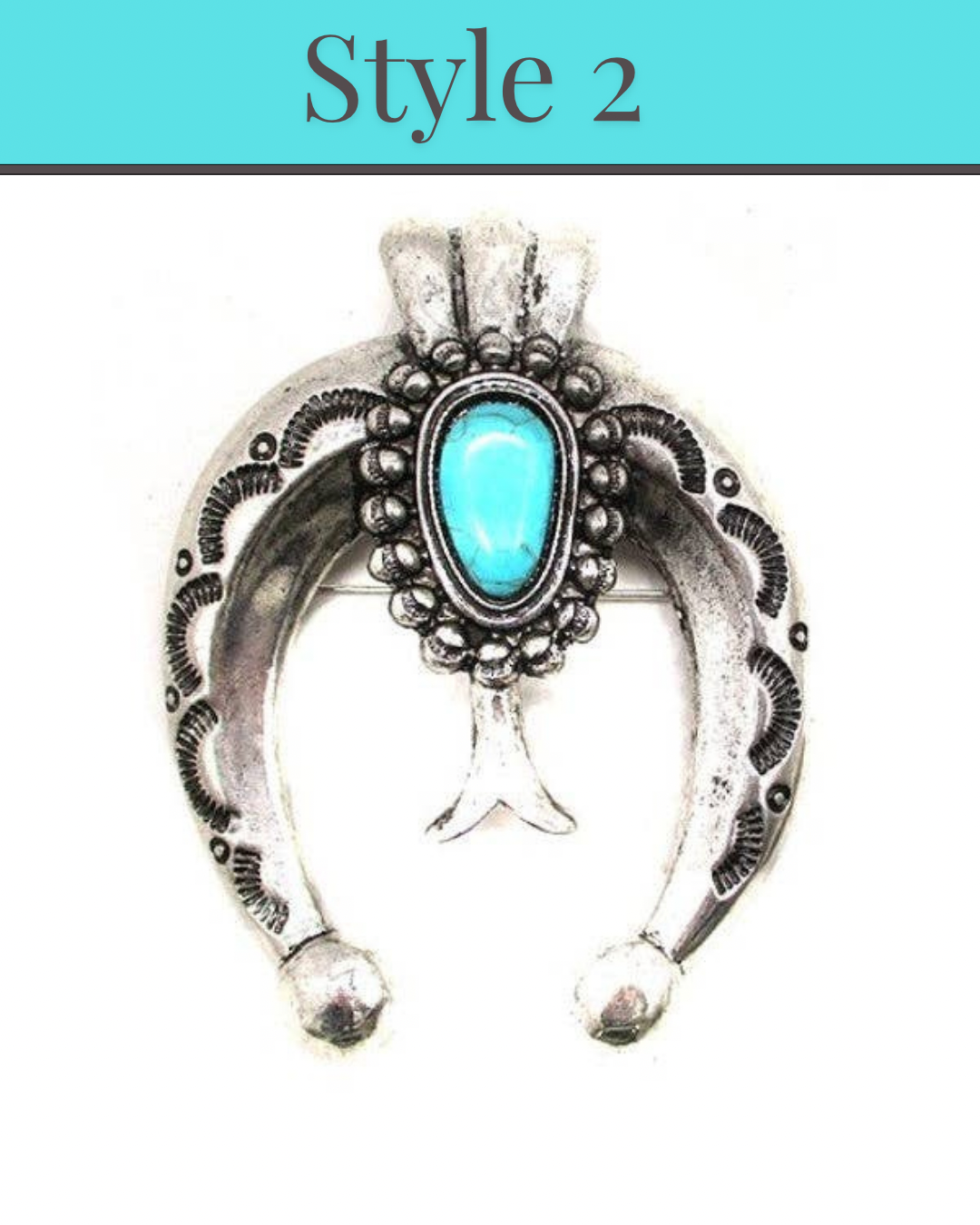 Faux Western Hat Pins