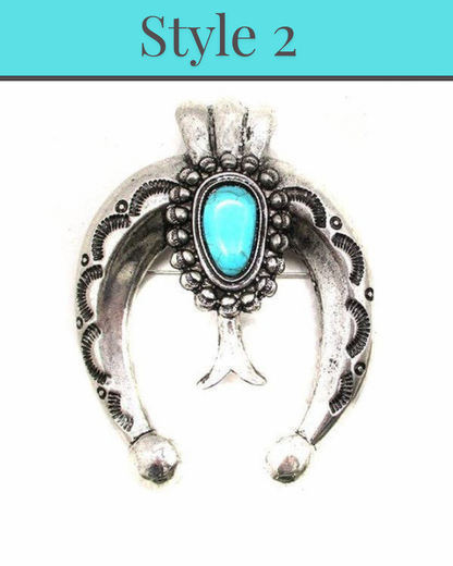 Faux Western Hat Pins