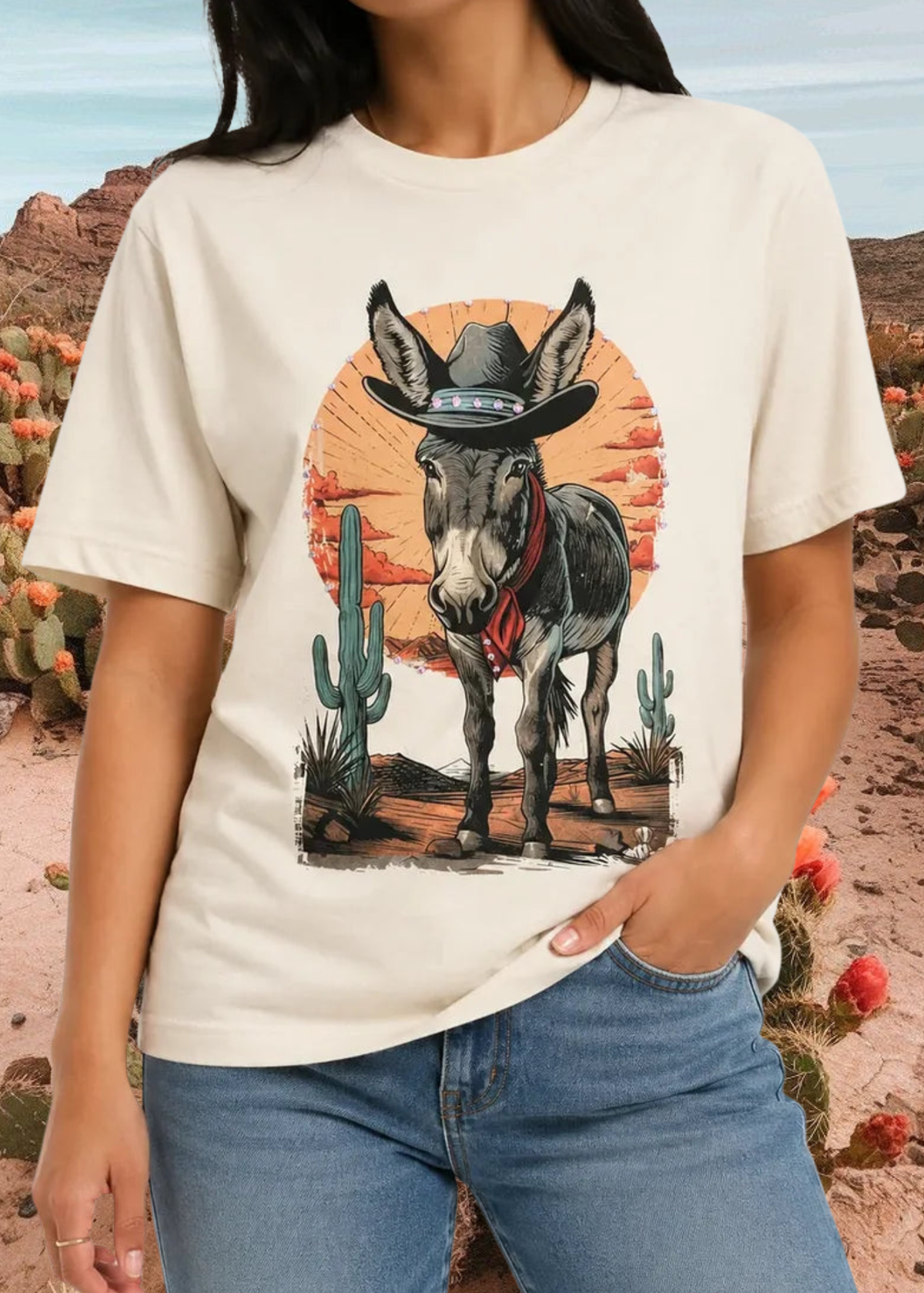 Leonard Donkey Bling Tee