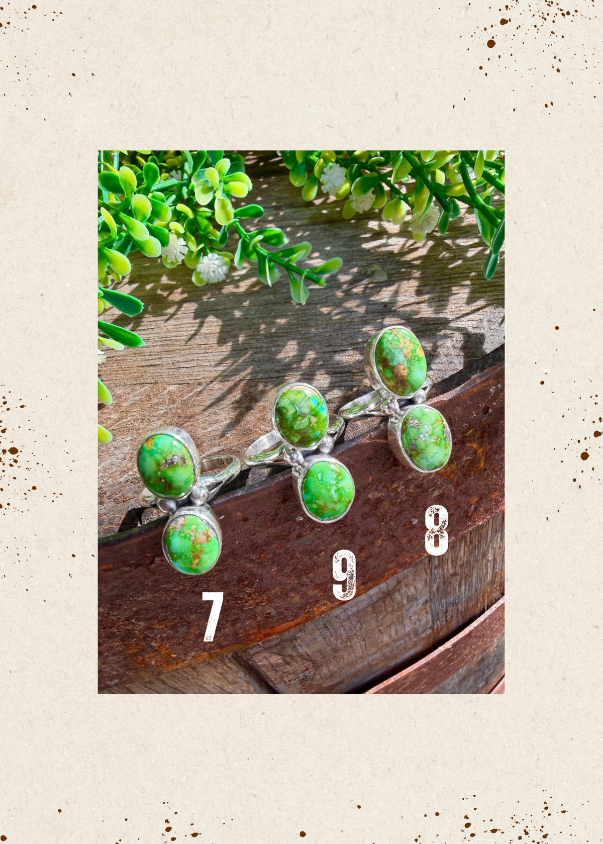 Sonoran Gold 2 Stone Rings