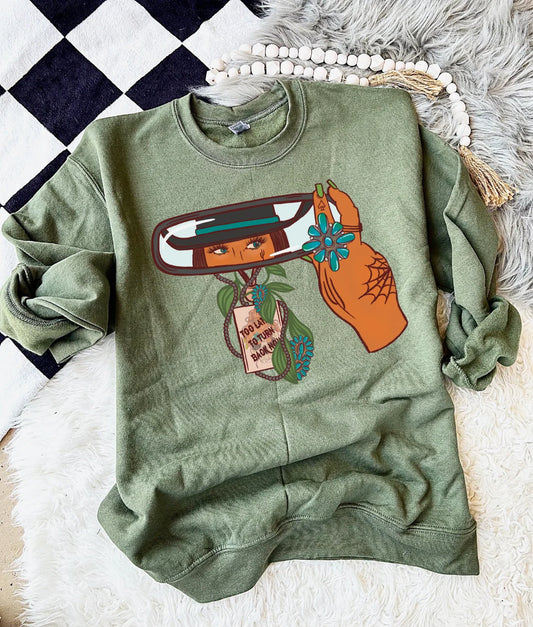 Never Look Back Crewneck
