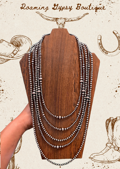 The Ultimate Long Layered Silver Set - SOLD SEPARATELY