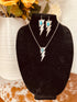 True Truq Bolt Necklace & Earring Set