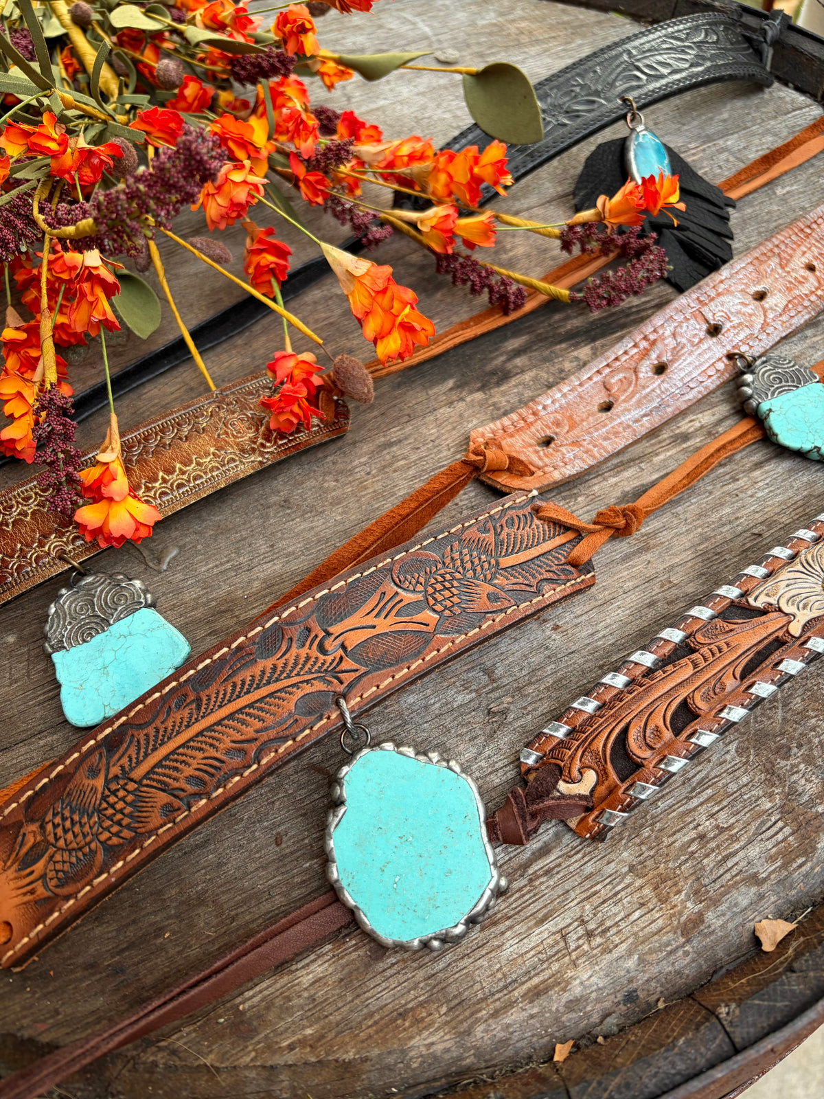 Rock Queen Leather Chokers