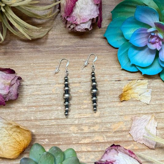 All Sterling Silver Pearls Earrings