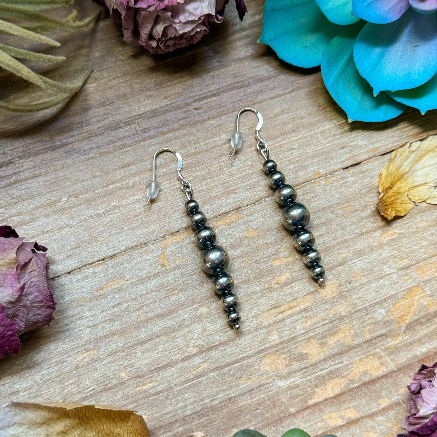 All Sterling Silver Pearls Earrings