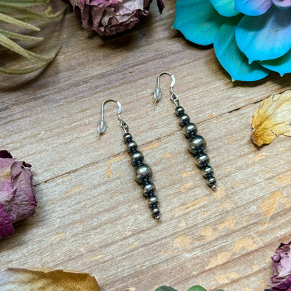 All Sterling Silver Pearls Earrings