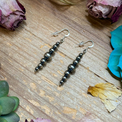 All Sterling Silver Pearls Earrings