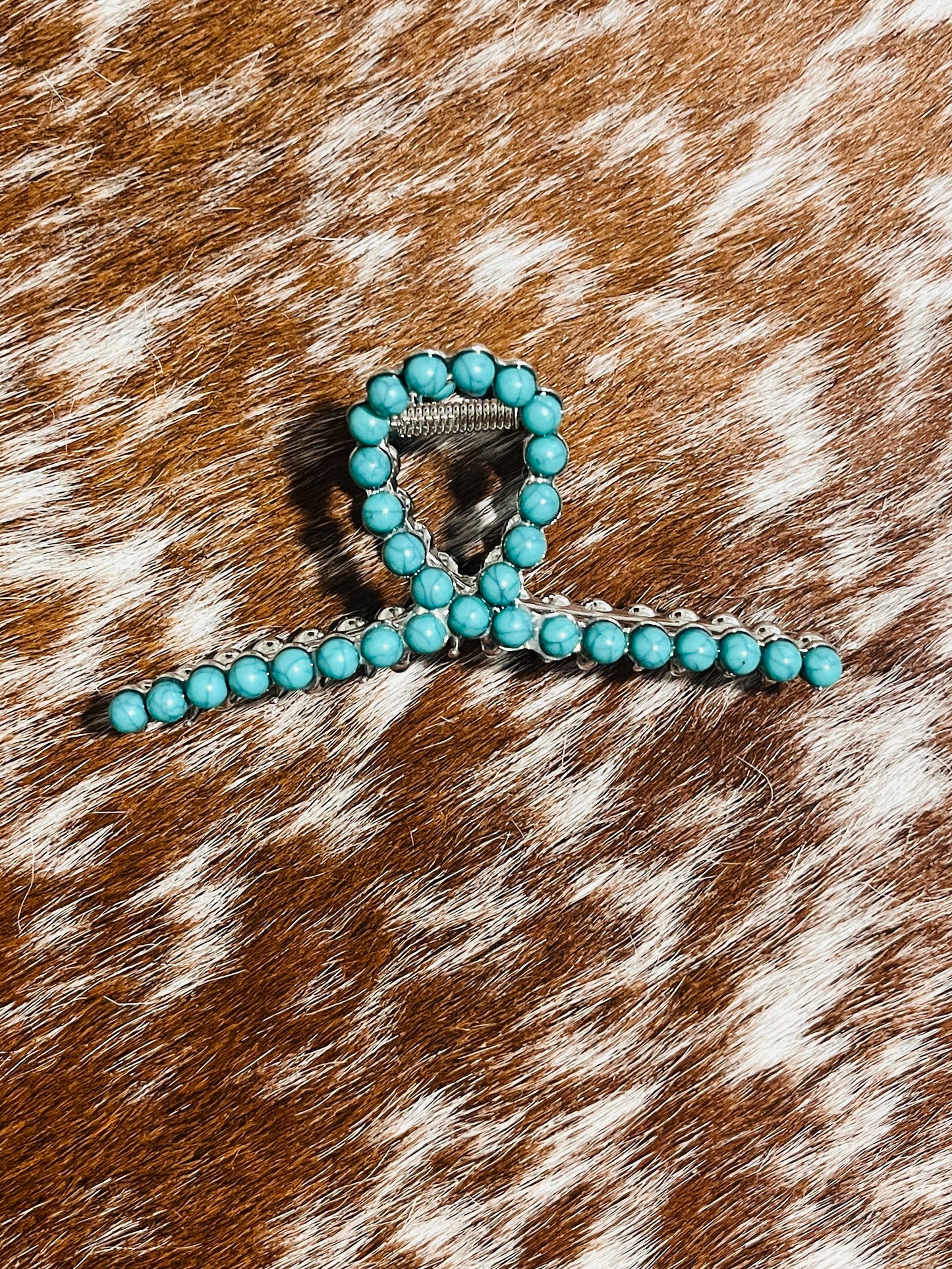 Rockin Western Pearl Hair Clip