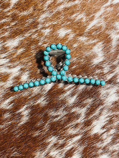 Rockin Western Pearl Hair Clip