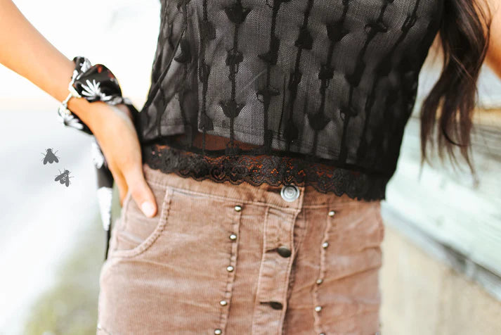 Southern Draw Lace Tank Top