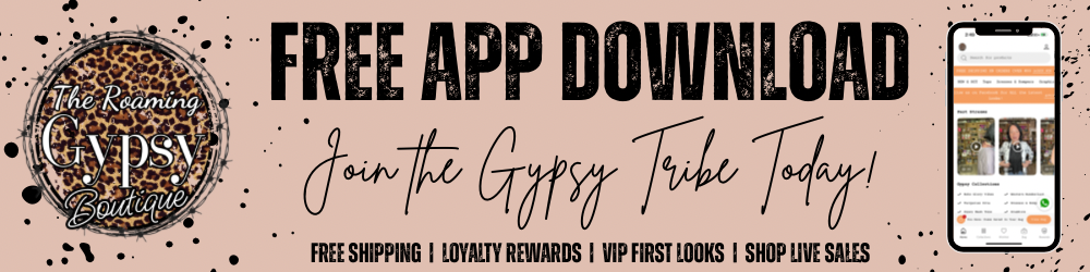 Roaming Gypsy Boutique Free Mobile App + Free Shipping