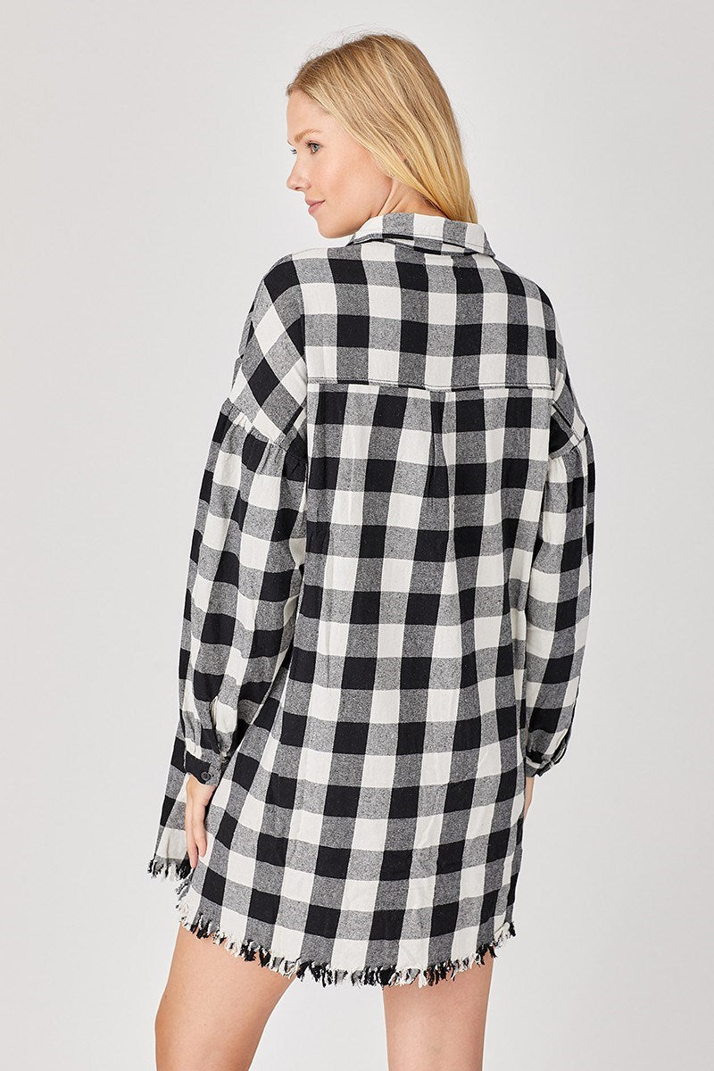 Gypsy Plaid Campfire Dress