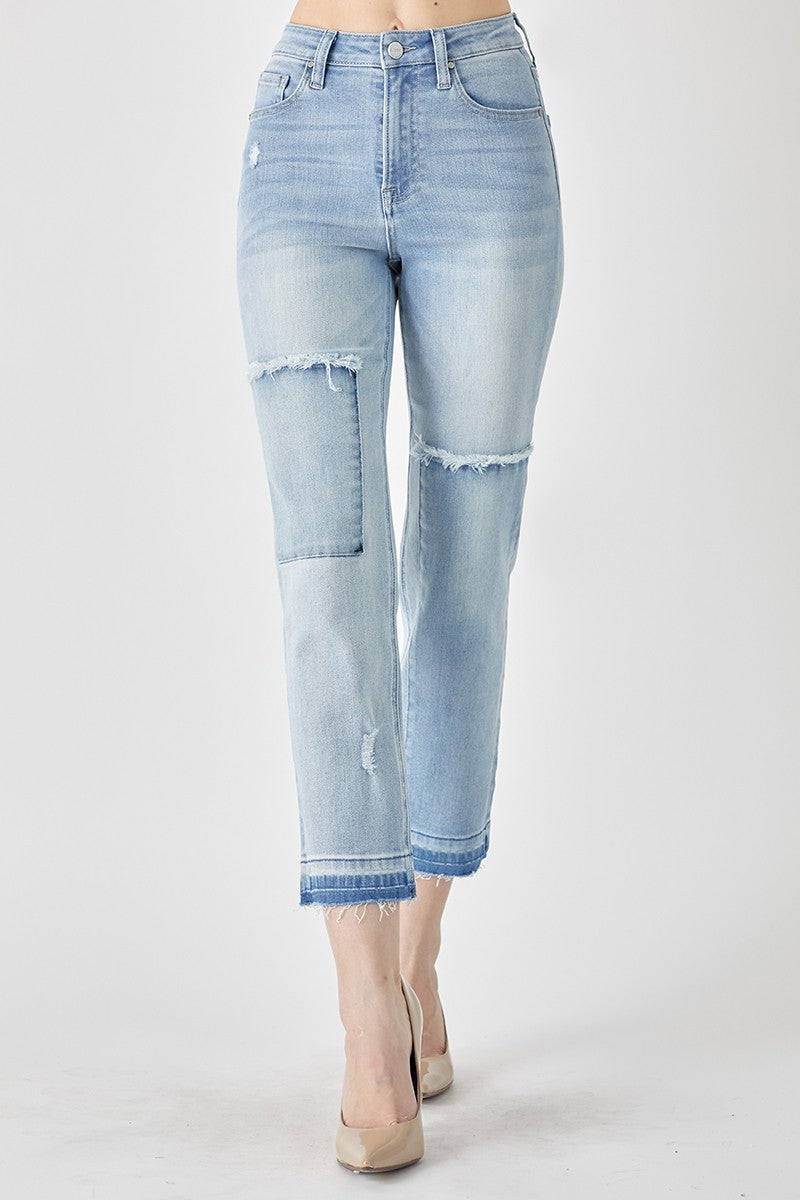 Hobo Hippy Cropped Risen Jean