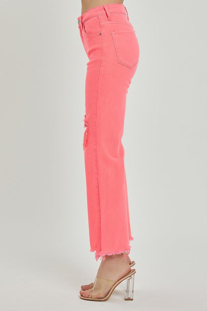 Coral Dreams Cropped Jean