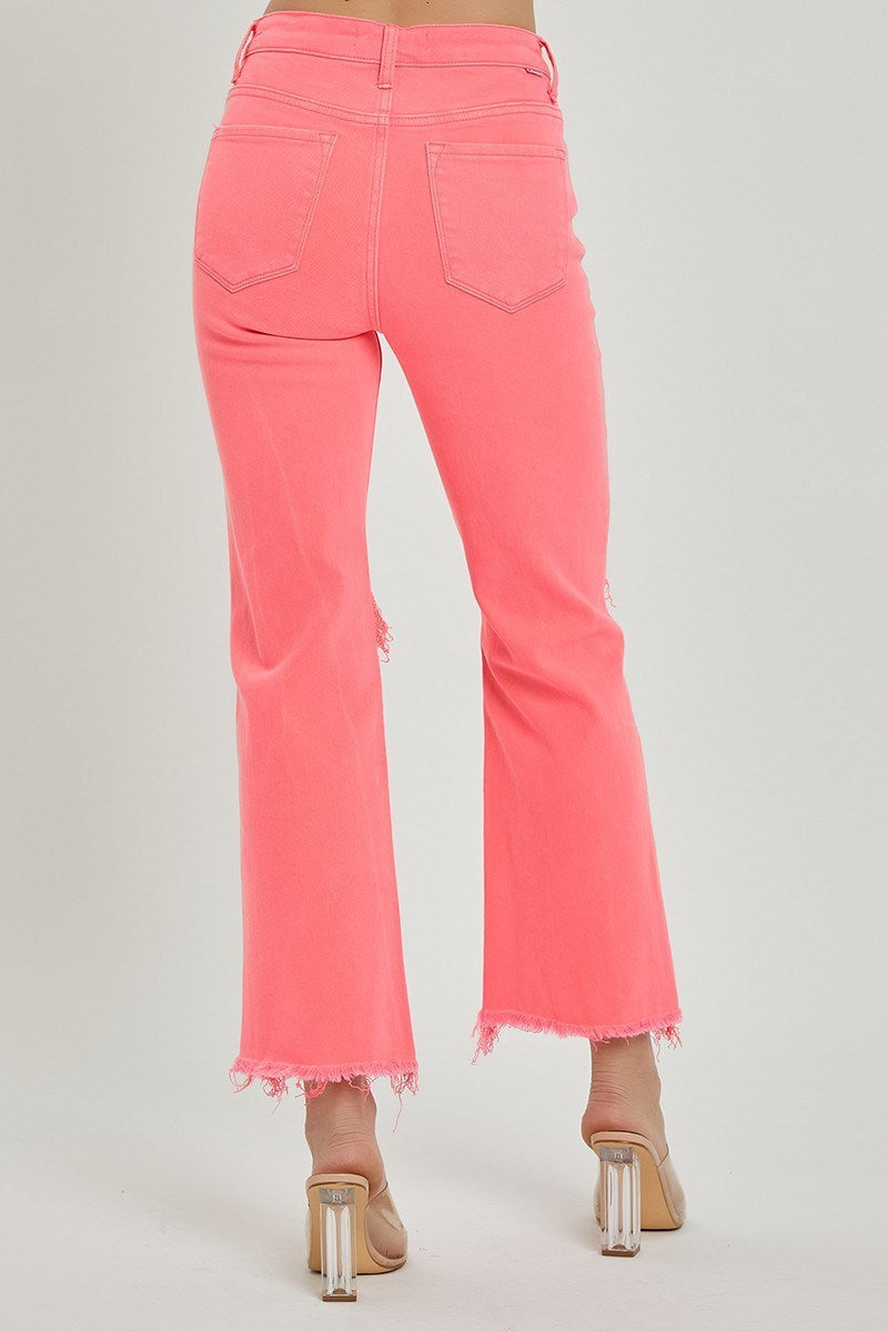 Coral Dreams Cropped Jean