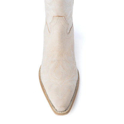 Desert Pearl Ivory Ankle Boot