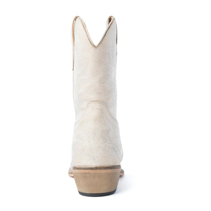 Desert Pearl Ivory Ankle Boot
