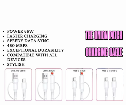 Cowboy Beaded 4-IN-1 Charging Cable