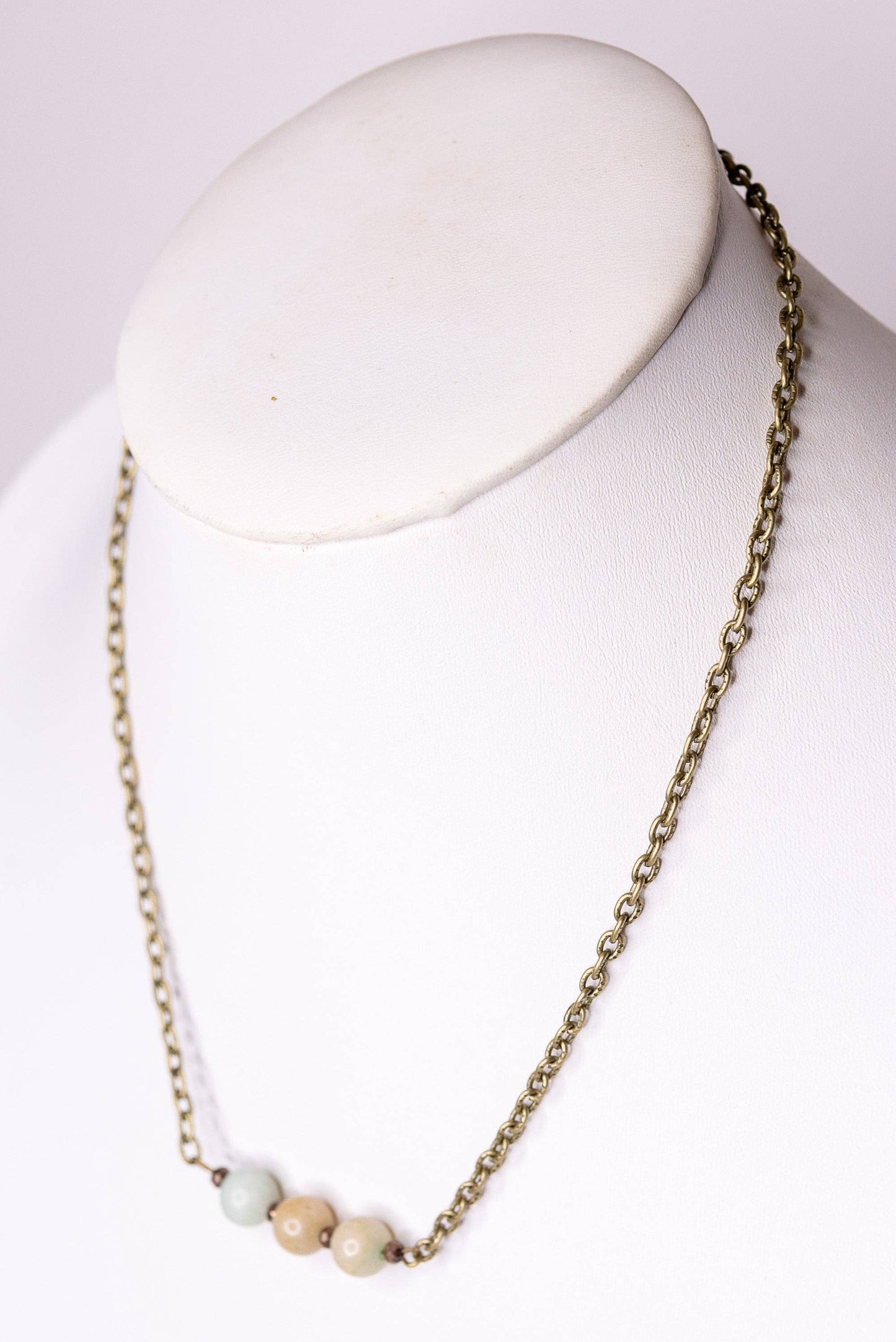 Reece Necklace in Amazonite