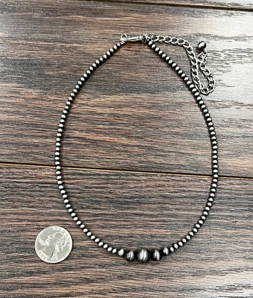 1 Set Western Pearl Bead Necklace